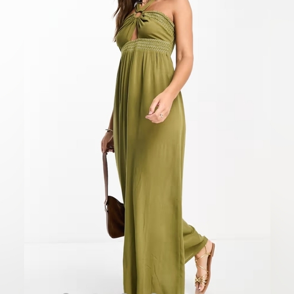 River Island and NWT Bandeu Halterneck Beach Jumpsuit. - Picture 9 of 16